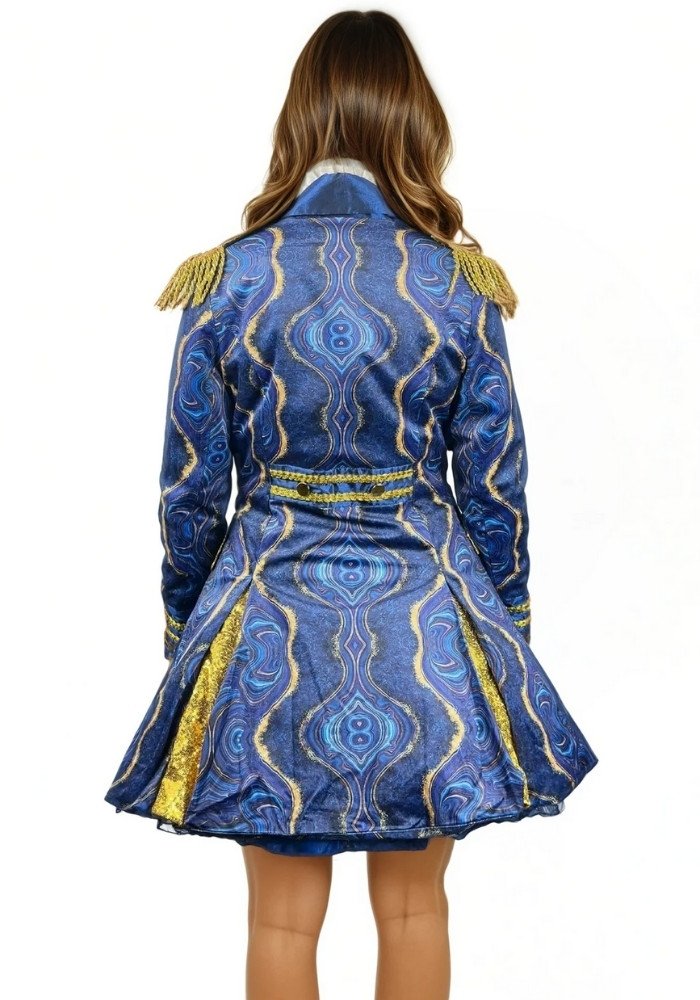 Carnavalsjas Dames Blauw Marble - Bundel Basic - Festivales