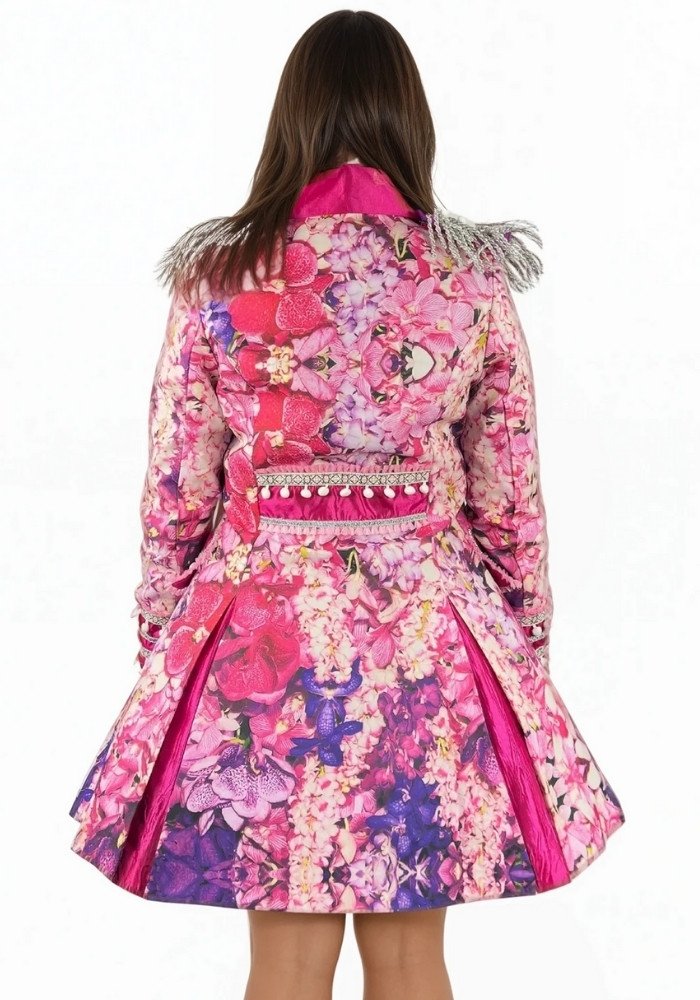Carnavalsjas Pink Flower Dames - Bundel Basic - Festivales