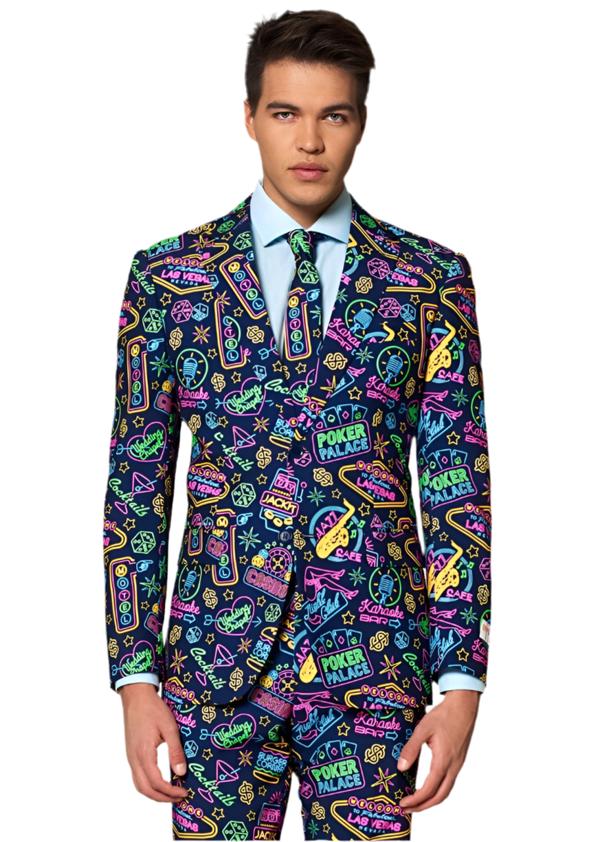 Carnavalsjas Kostuum Mr. Vegas - OppoSuits - Festivales