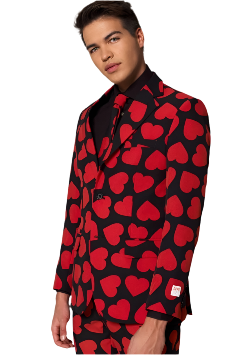 Carnavalsjas Kostuum King Of Hearts - OppoSuits - Festivales