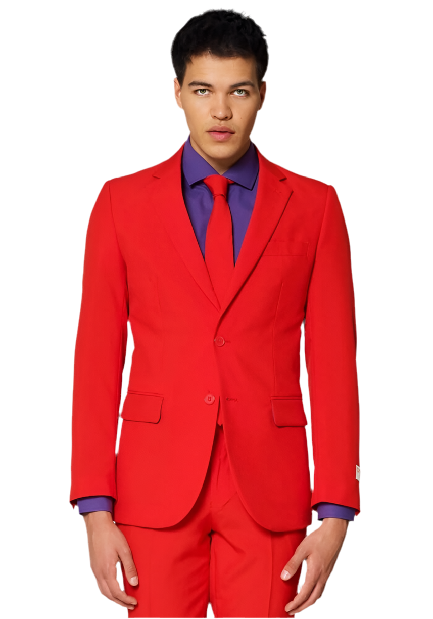 Carnavalsjas Kostuum Red Devil - OppoSuits - Festivales