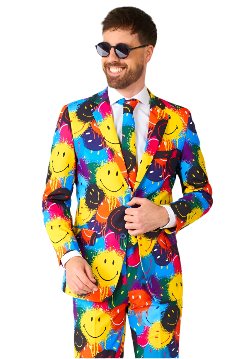 Carnavalsjas Kostuum Smiley™ Drip - OppoSuits - Festivales