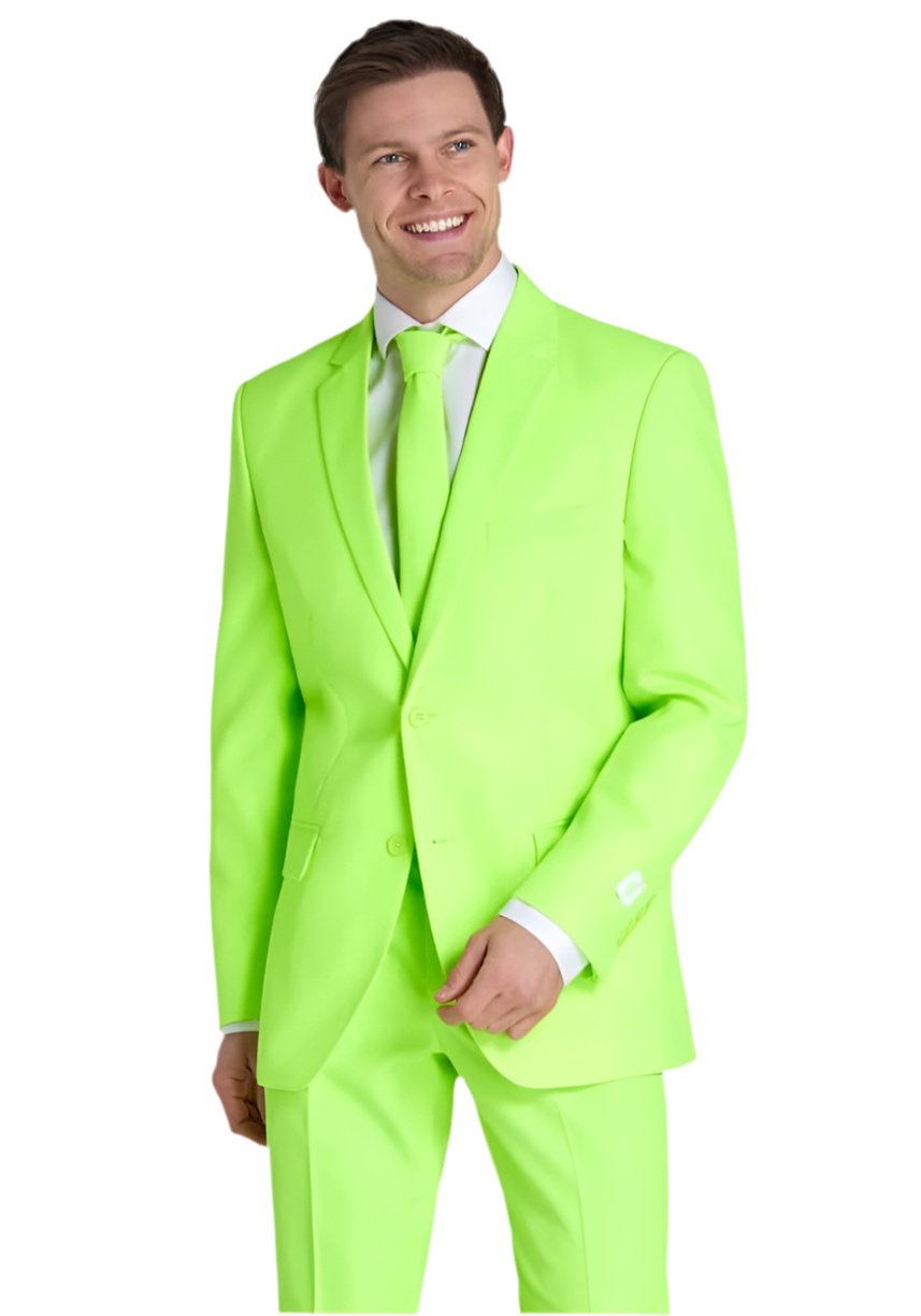 Carnavalsjas Kostuum Neon Lucky Lime - OppoSuits - Festivales