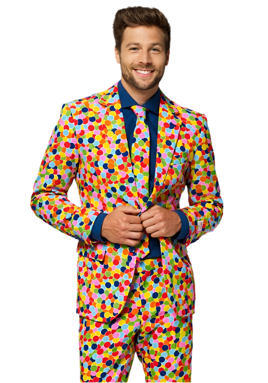 Carnavalsjas Kostuum Confetteroni - OppoSuits - Festivales