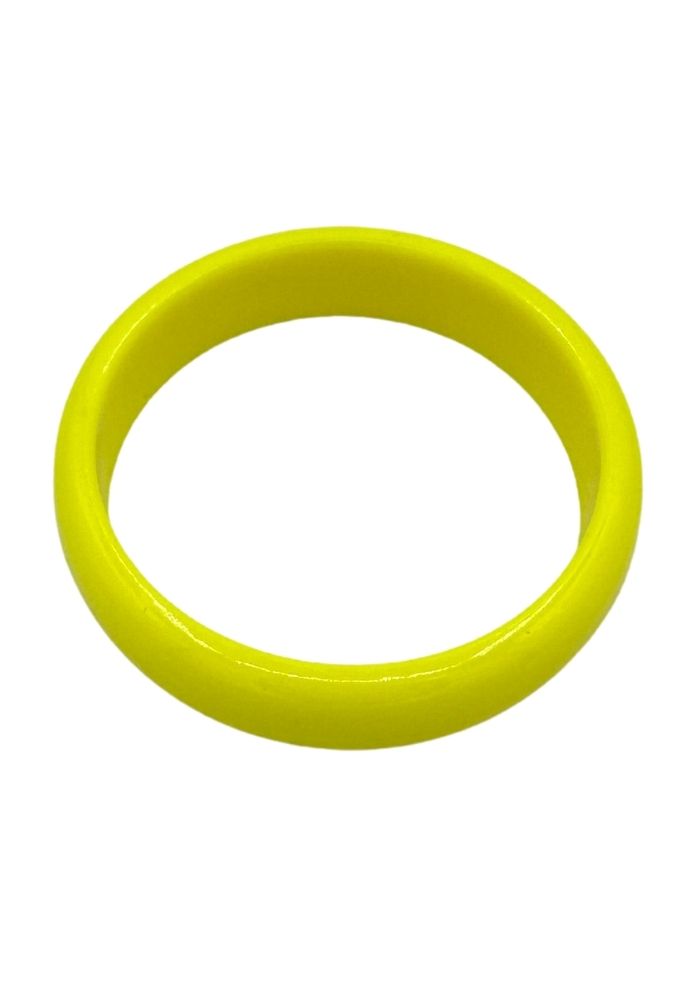 Armband neon geel dik voorkant