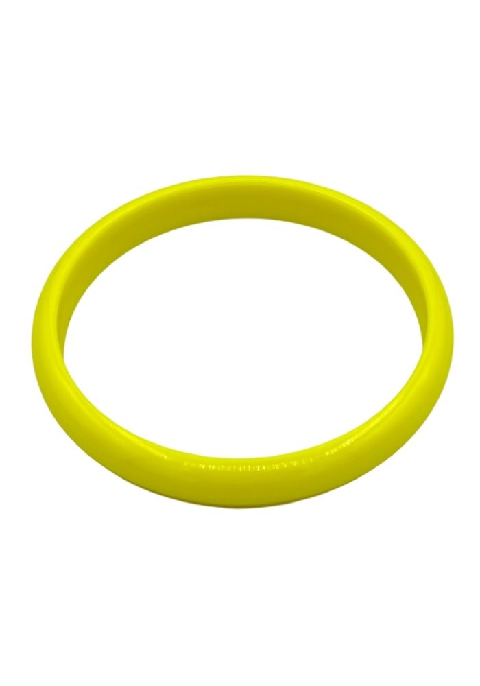 Armband neon geel dun voorkant