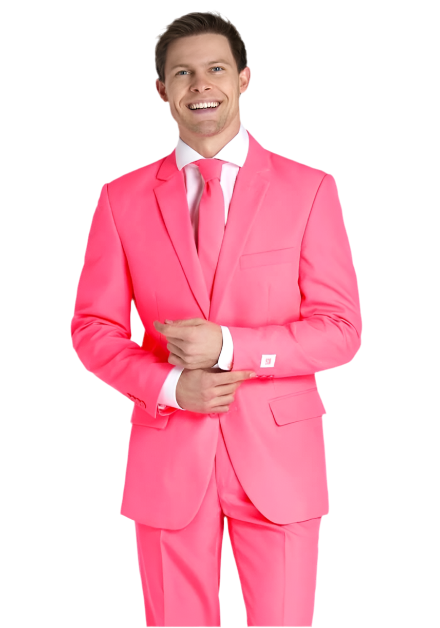 Carnavalsjas Kostuum Neon Pink Power - OppoSuits - Festivales