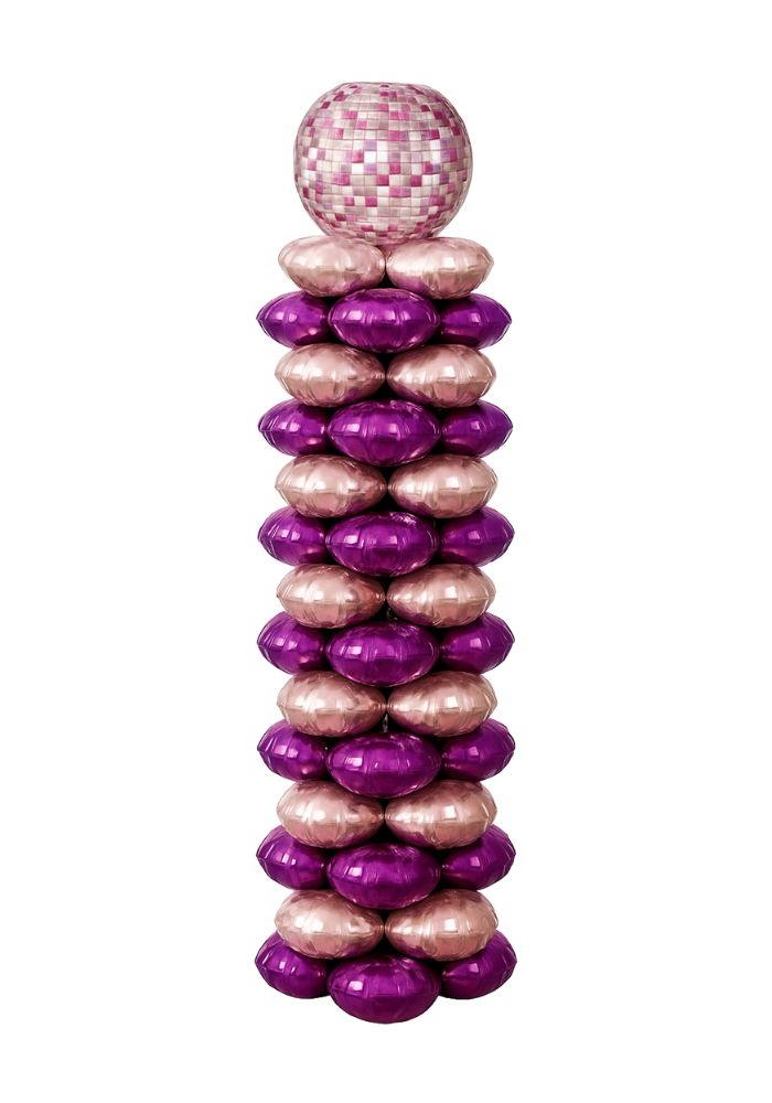 Ballonnen Pilaar Roze (inclusief ballonnen) - Festivales