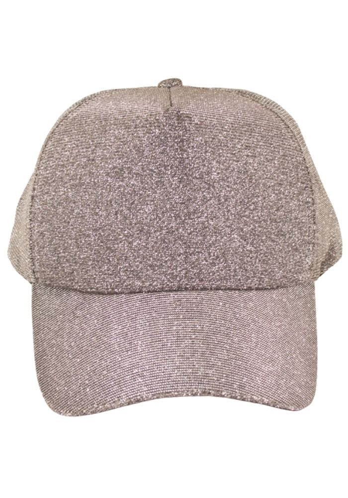 Baseballcap Glitter Zilver - Festivales