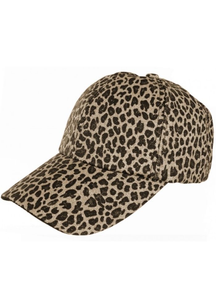 Baseballcap Panter Print Goud - Festivales