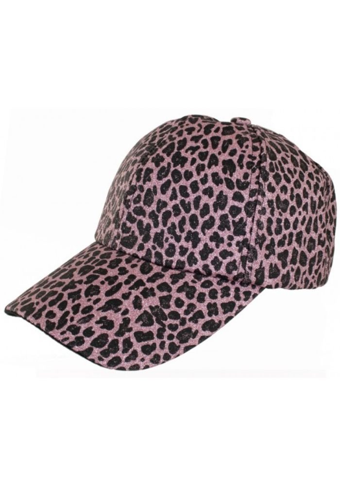 Baseballcap Panter Print Roze - Festivales