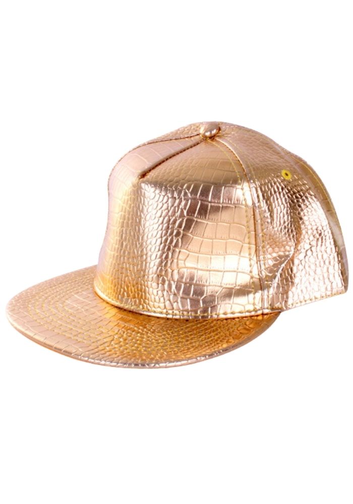 Baseball Cap Rapper Goud - Festivales