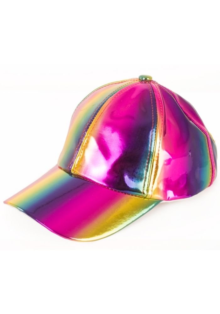 Baseballcap Metallic Regenboog - Festivales