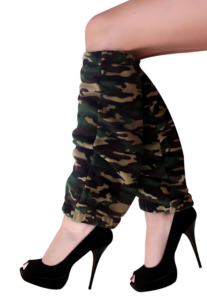 Beenwarmers Pluche Camouflage Militair - Festivales