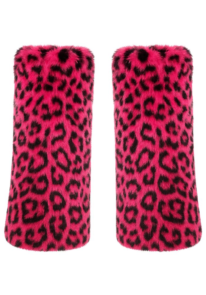 Beenwarmers Pluche Panter Roze - Festivales