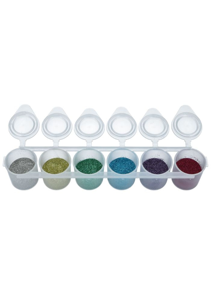 Biodegradable Happy Fine Glittermix 6-pack 90 ml - Festivales