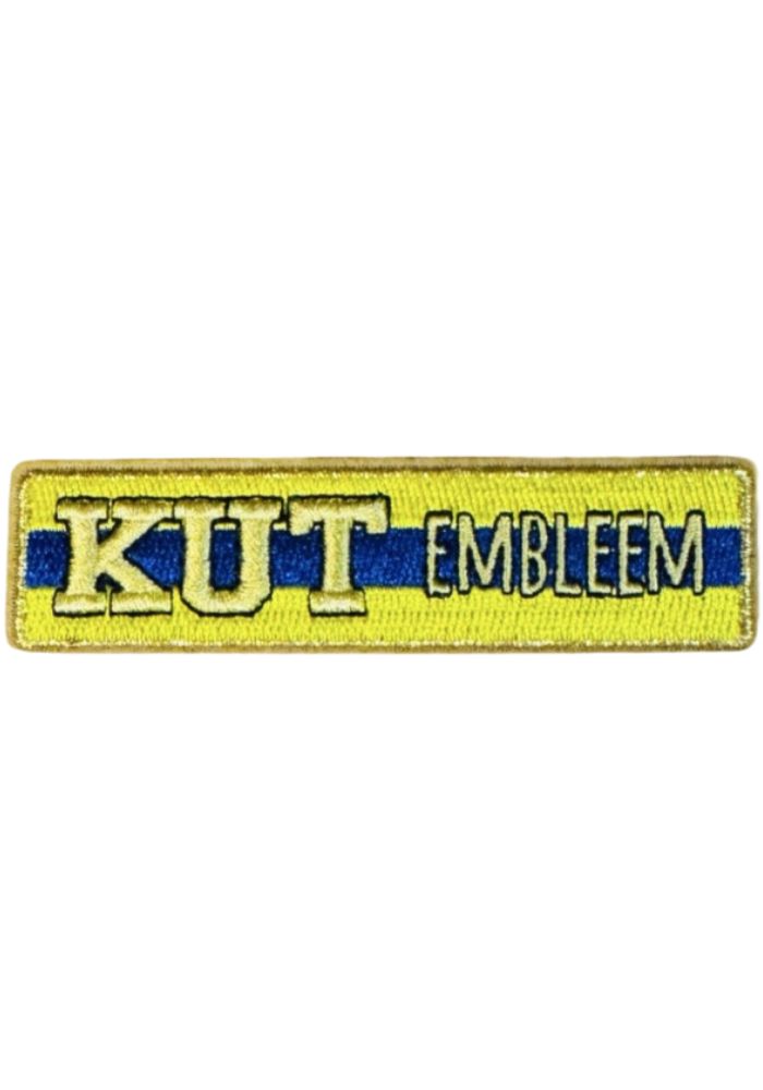 K*t Embleem - Blauw/Geel Embleem - Festivales