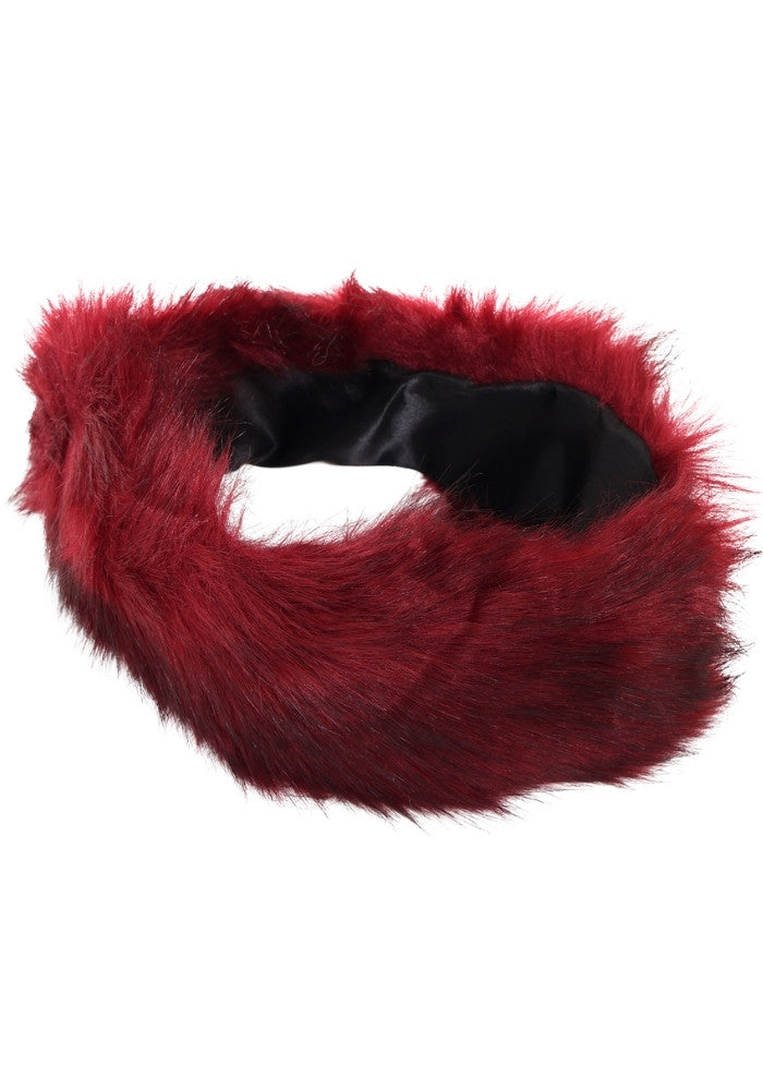 Hoofdband Bont Burgundy - Festivales