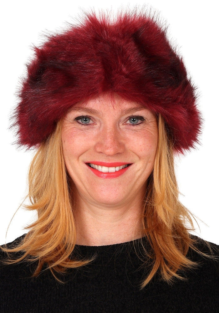 Hoofdband Bont Burgundy - Festivales