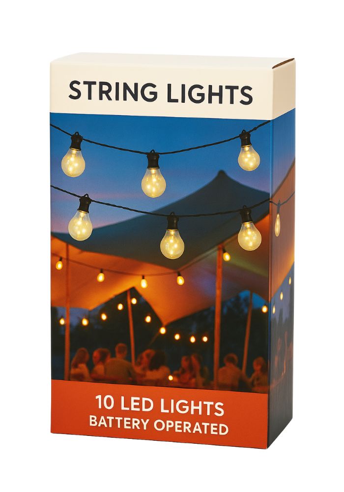Led-Lampen 9.2m op Batterij - Festivales