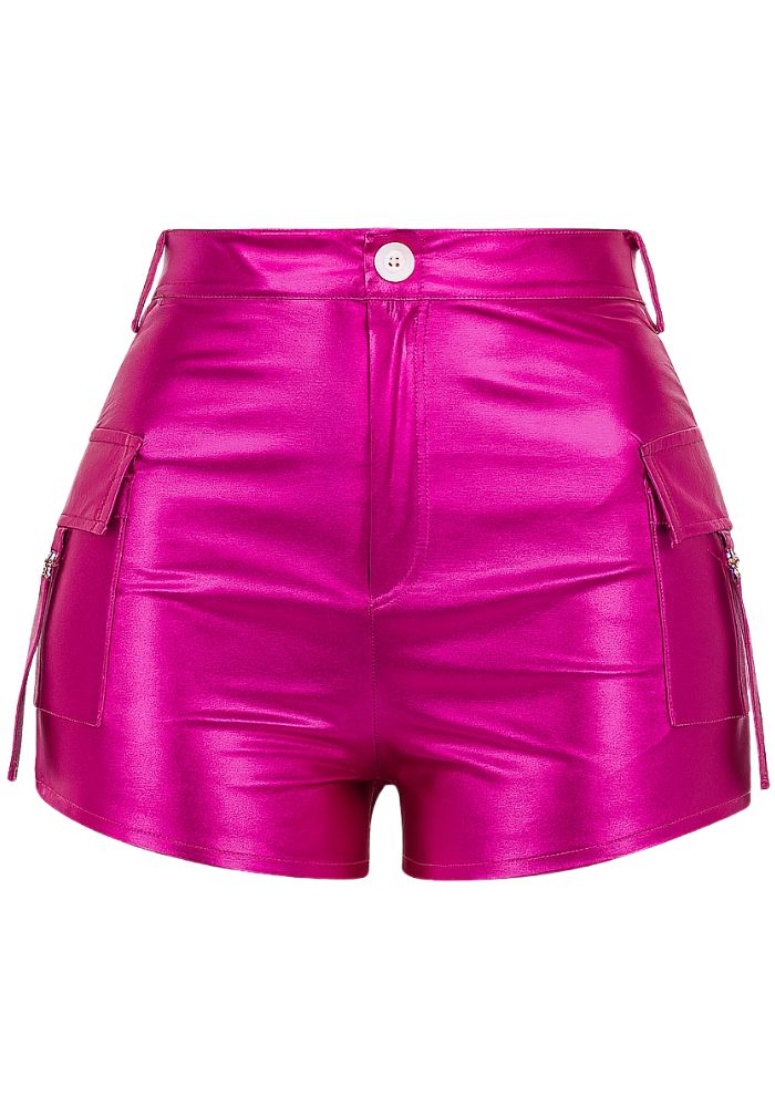 Cargo Short Metallic Roze - Festivales