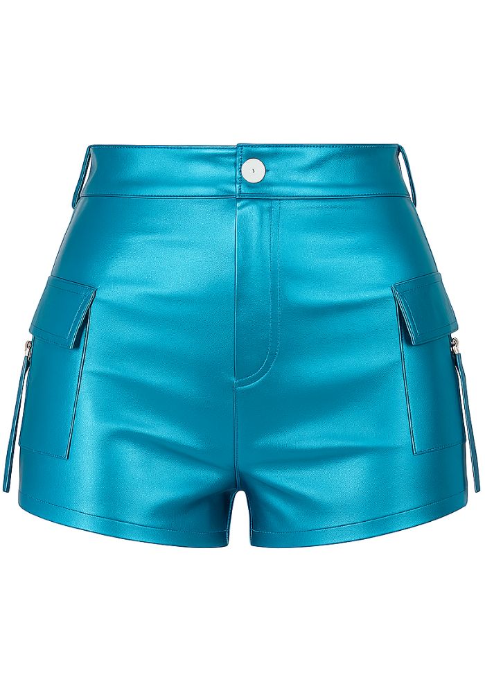Cargo Short Metallic Turquoise - Festivales