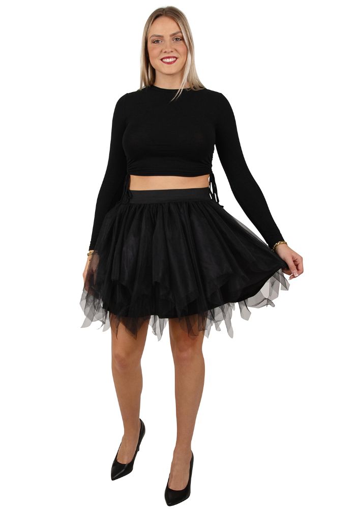 Petticoat Zwart Luxe