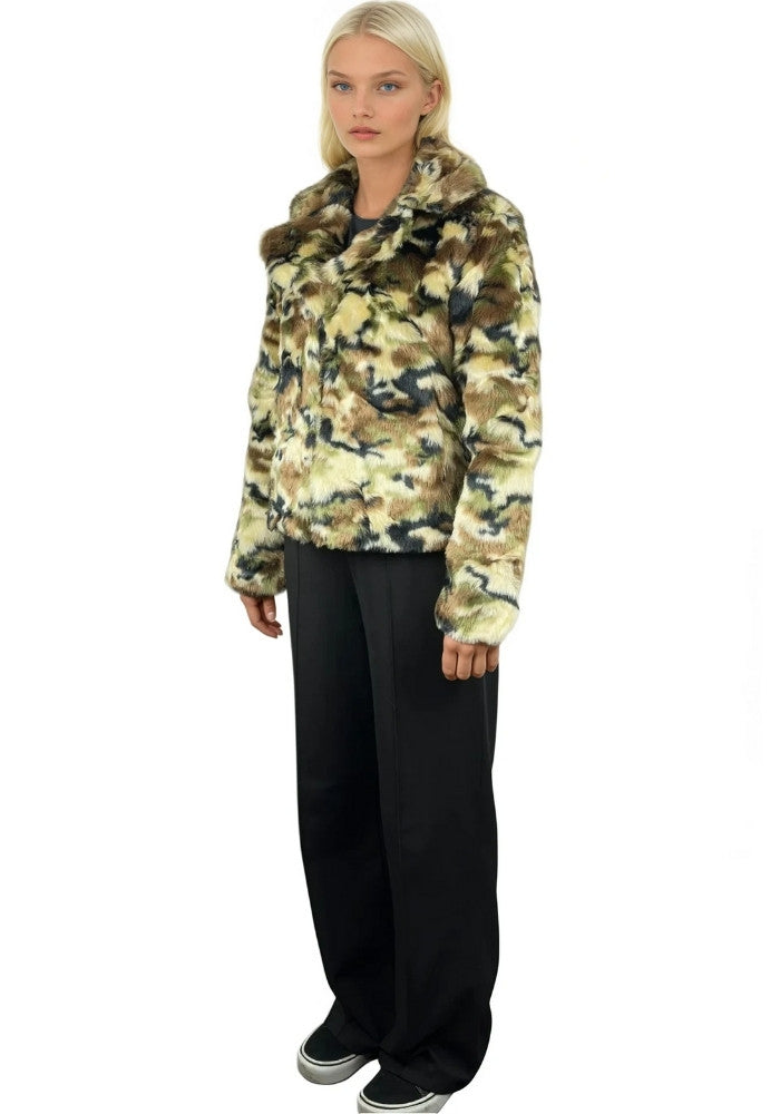 Bontjas Camouflage Dames - Festivales