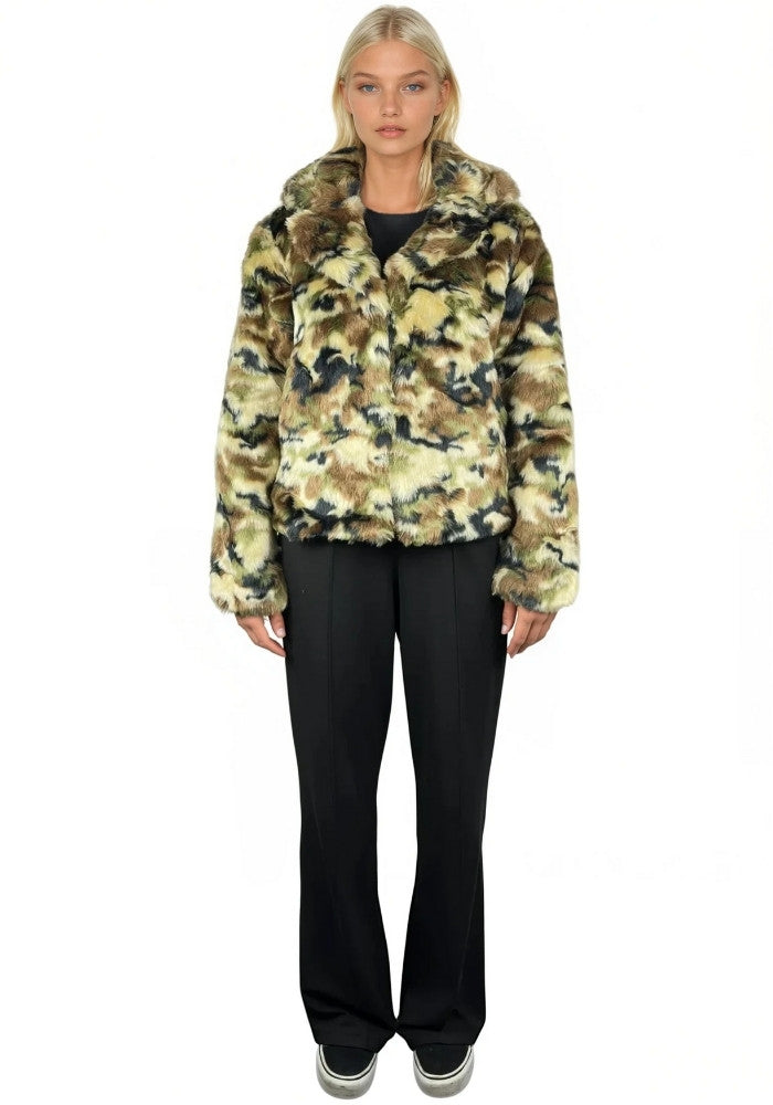 Bontjas Camouflage Dames - Festivales