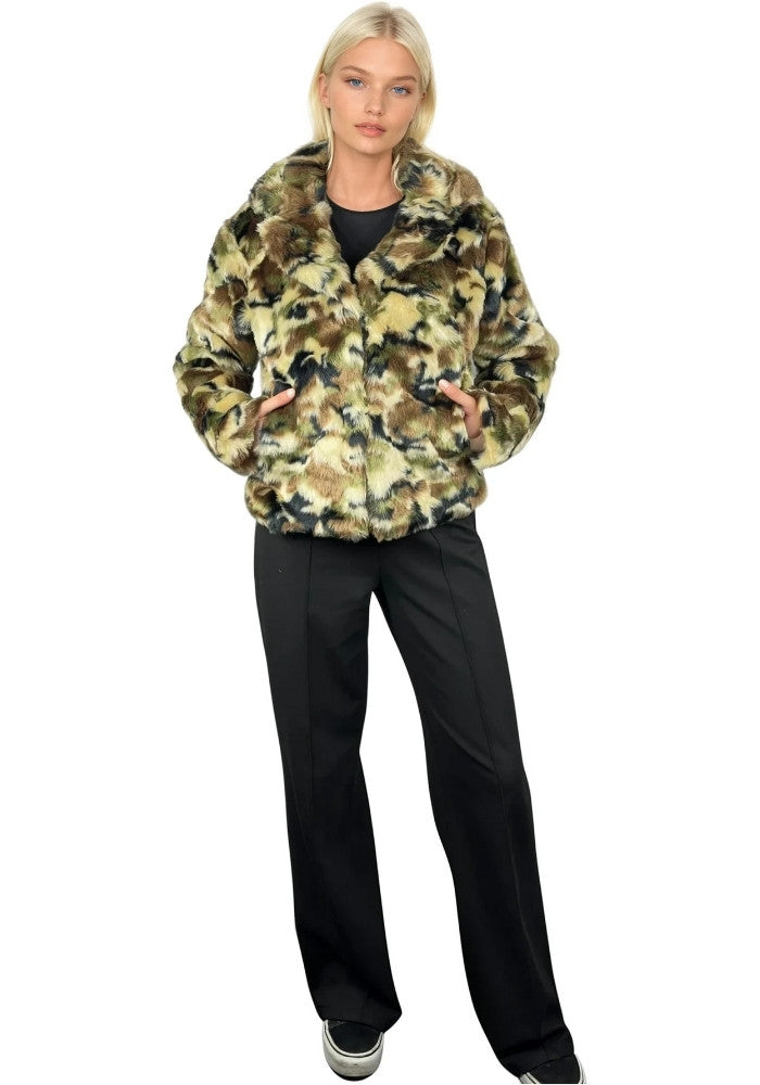 Bontjas Camouflage Dames - Festivales
