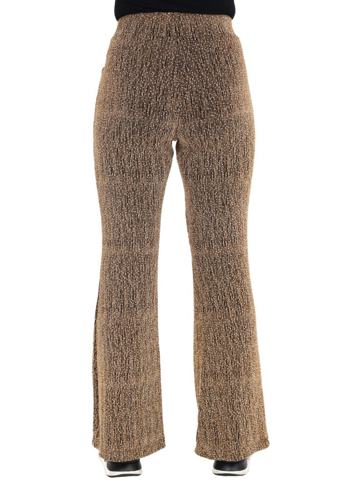 Flared Broek Shiny Goldy - Festivales
