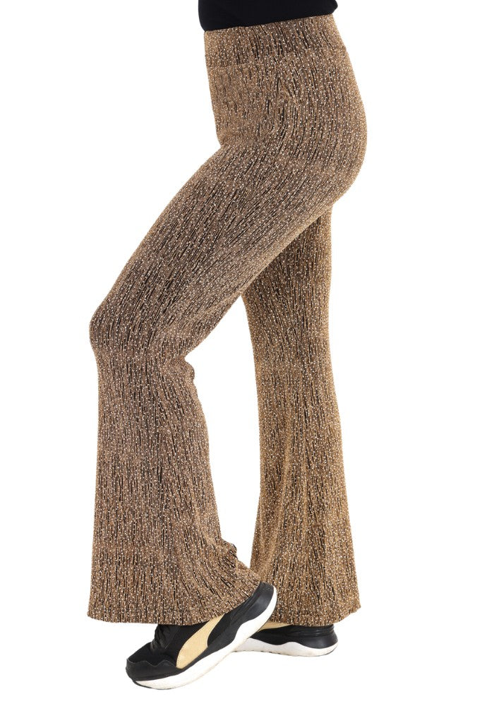 Flared Broek Shiny Goldy - Festivales