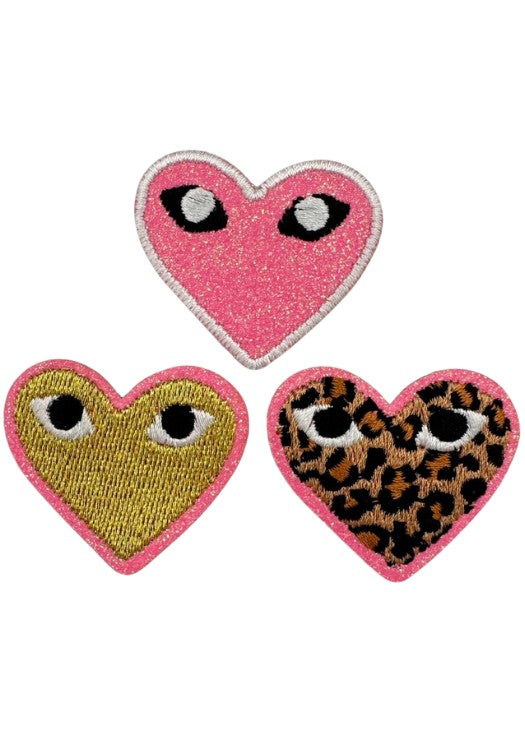 Hartjes Set Roze - Carnavals Embleem - Festivales