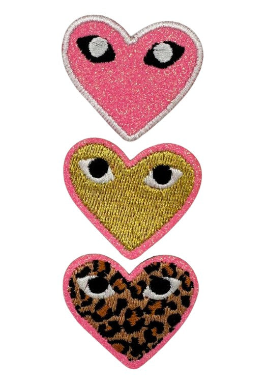 Hartjes Set Roze - Carnavals Embleem - Festivales