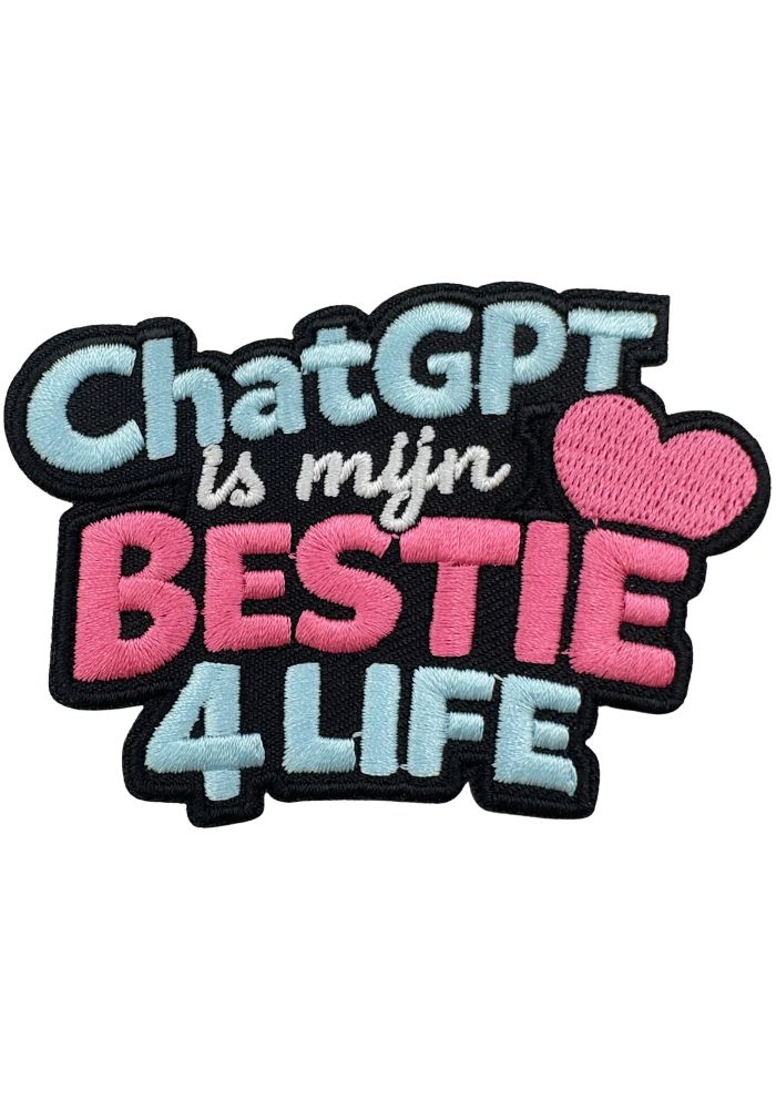 ChatGPT Is Mijn Bestie - Carnavals Embleem - Festivales
