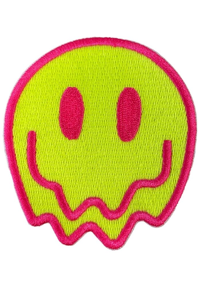 Glow In The Dark Smiley - Carnavals Embleem - Festivales