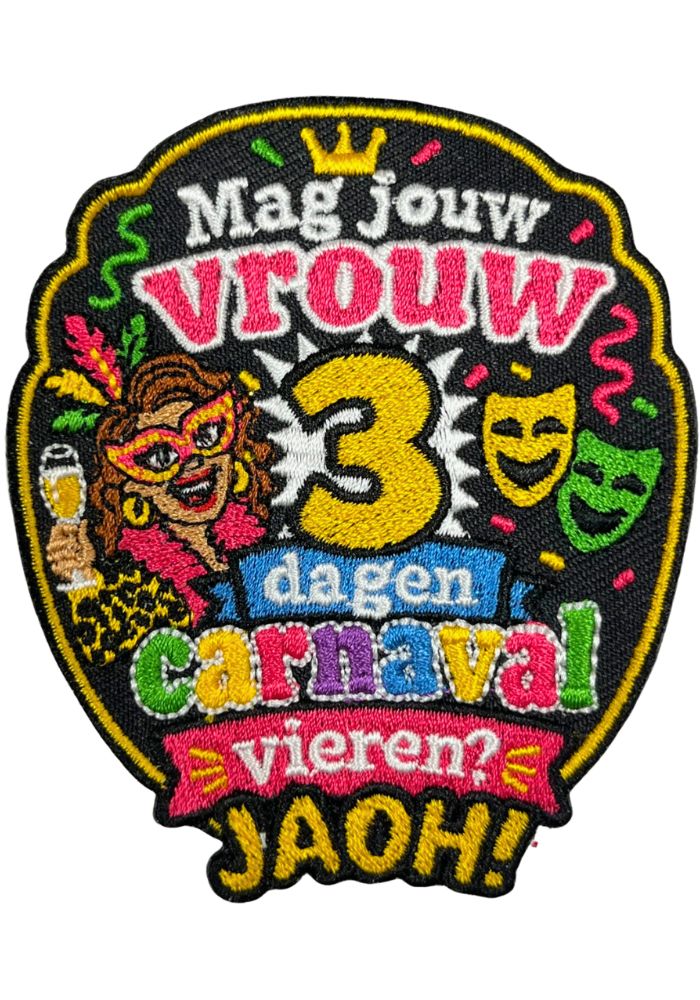 Mag Jouw Vrouw - Carnavals Embleem - Festivales