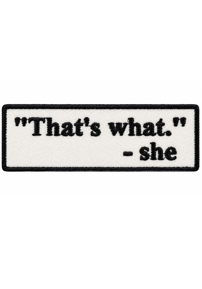 That's What She Said - Carnavals Embleem - Festivales