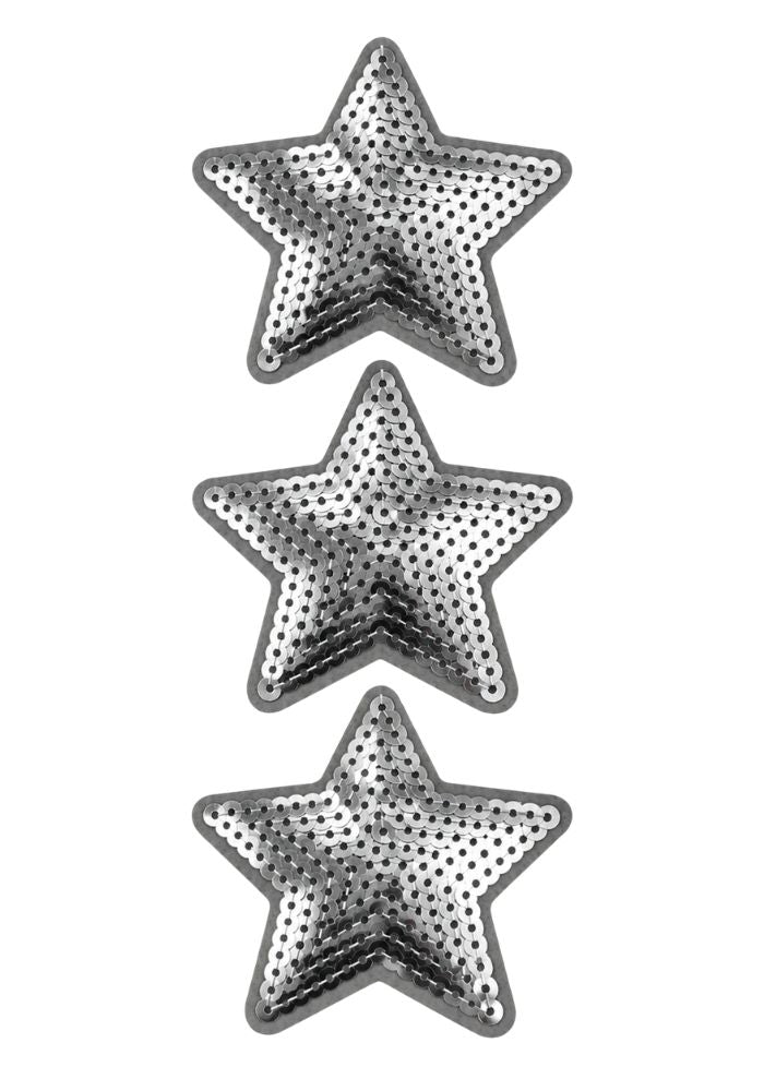 Sterren Pailletten Zilver - Carnavals Embleem - Festivales