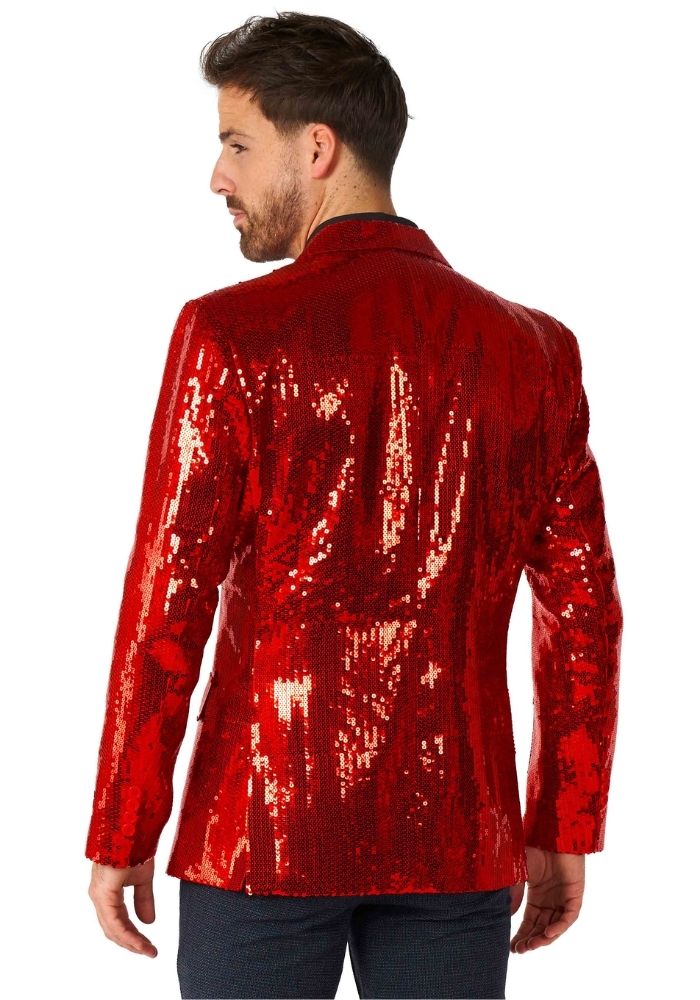 Blazer Sequins Rood - Festivales