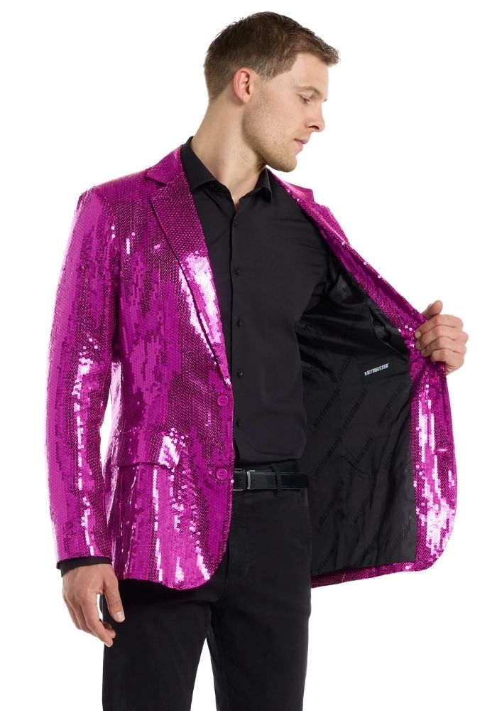 Blazer Sequins Roze - Festivales