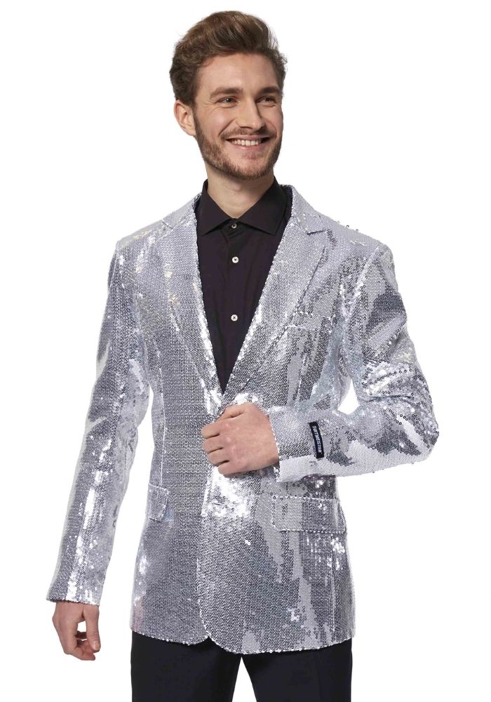 Blazer Sequins Zilver - Festivales