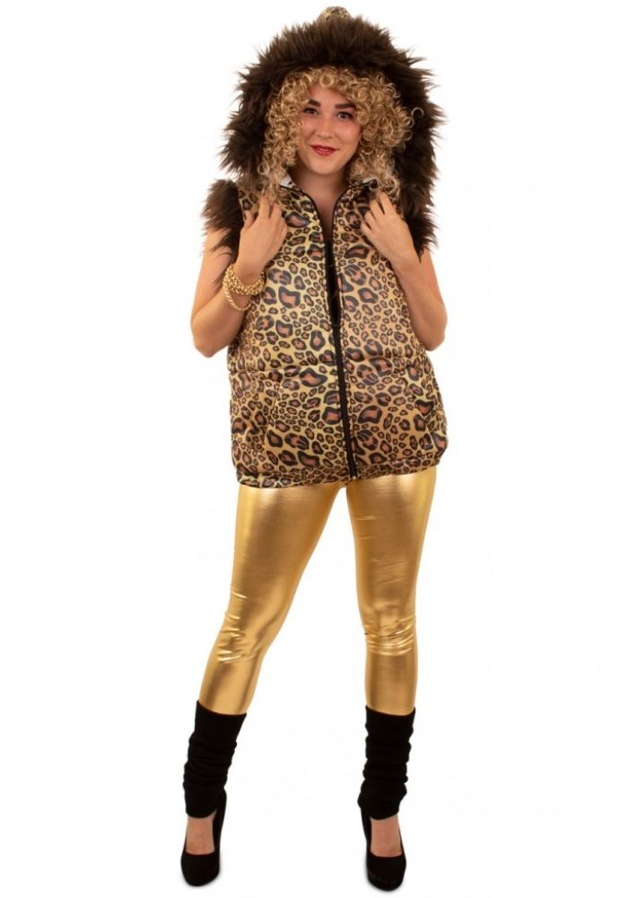 Carnavalsjas Bodywarmer Panter Unisex - Festivales