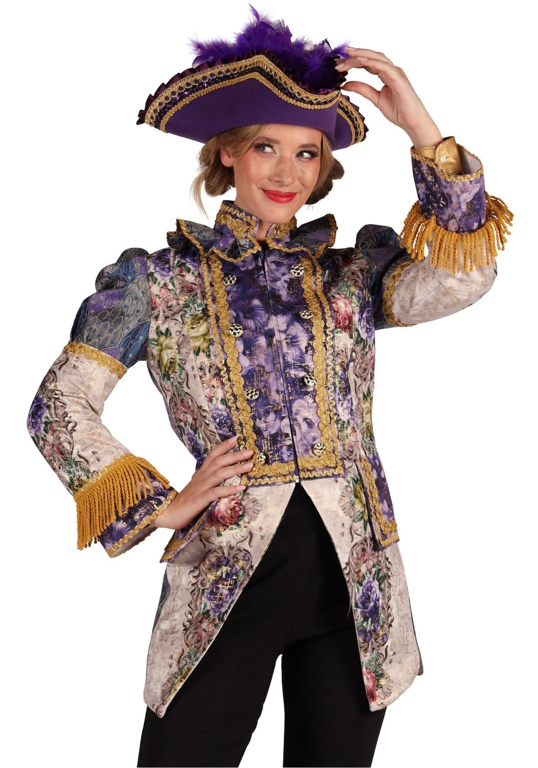 Carnavalsjas Dames Amadea Paars - Festivales