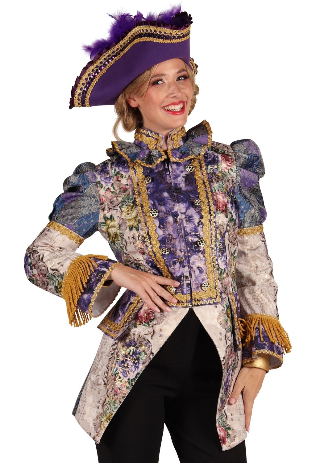 Carnavalsjas Dames Amadea Paars - Festivales