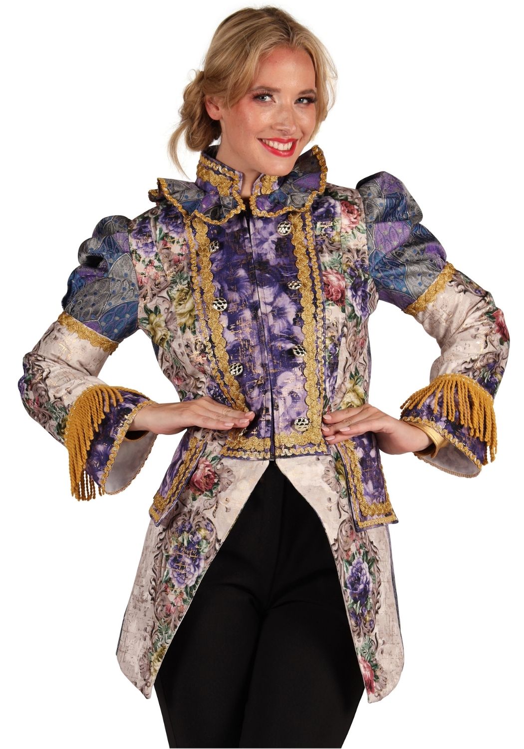 Carnavalsjas Dames Amadea Paars - Festivales