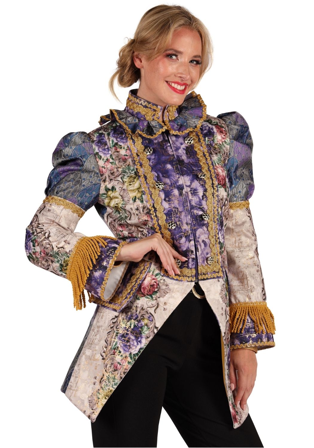 Carnavalsjas Dames Amadea Paars - Festivales