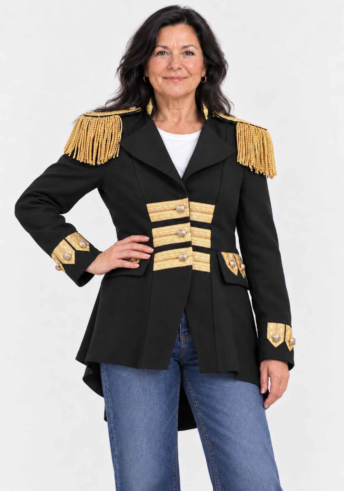 Vastelaovend Jas Dames Zwart Deluxe - Festivales