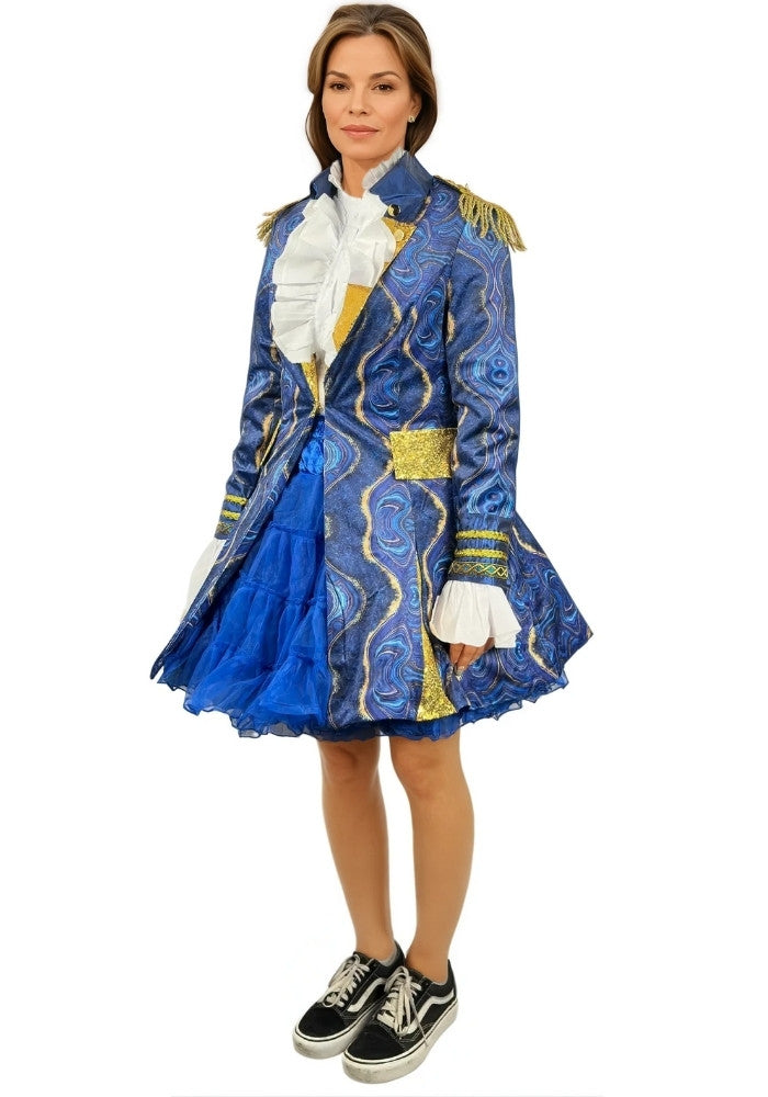 Carnavalsjas Dames Blauw Marble - Bundel Basic - Festivales