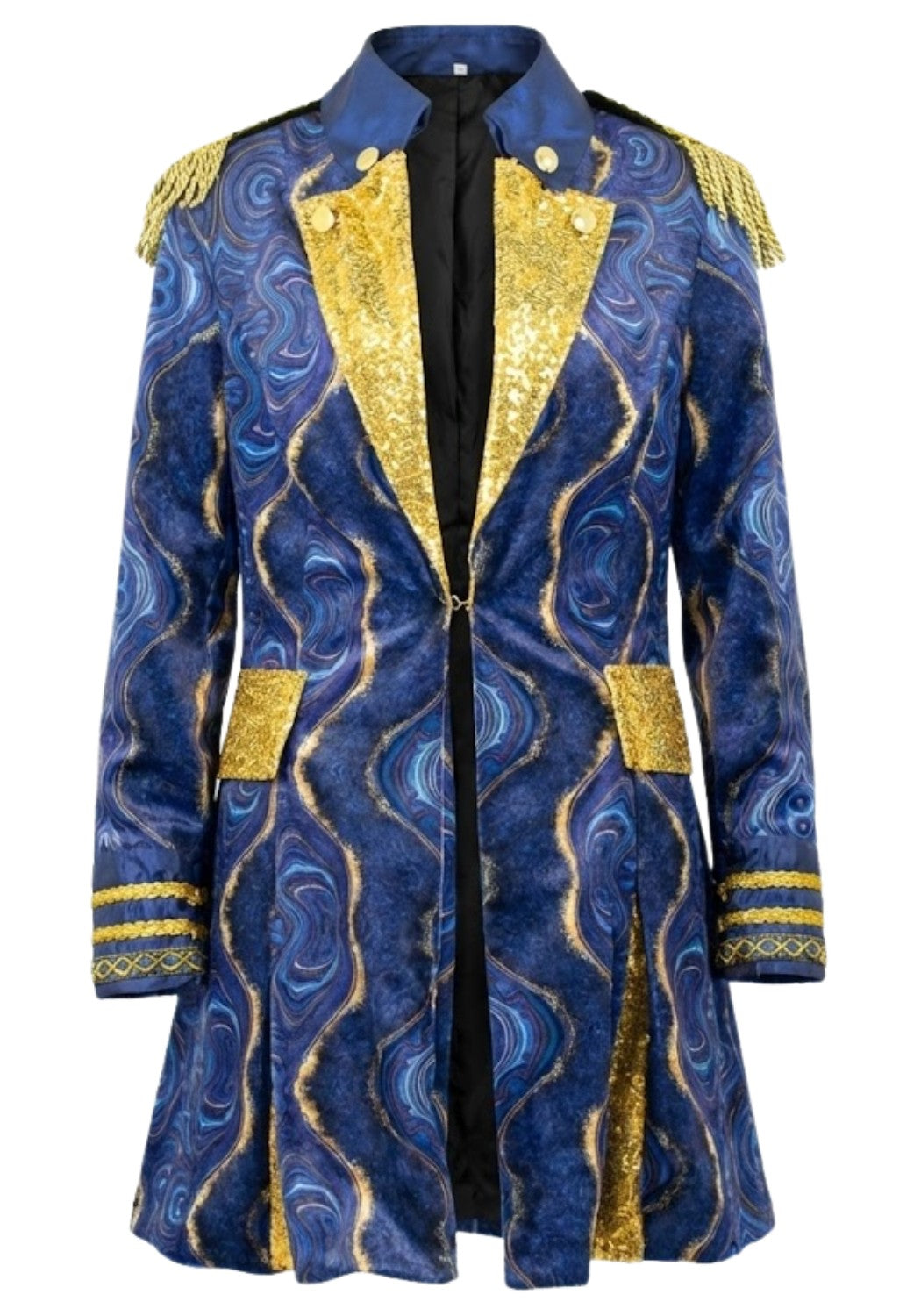 Carnavalsjas Dames Blauw Marble - Festivales